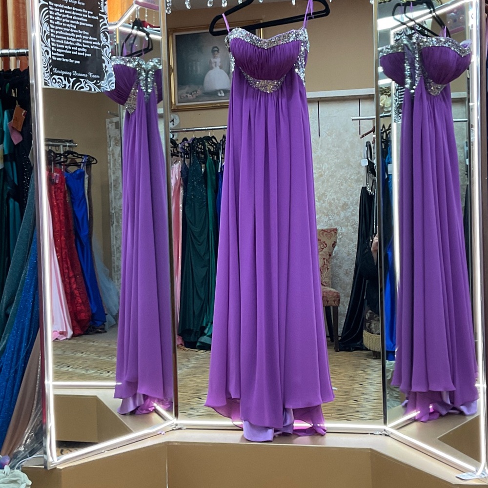 Limited Too Purple Prom Dress